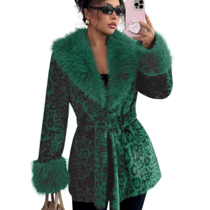 Emily Winter Leopard Coat