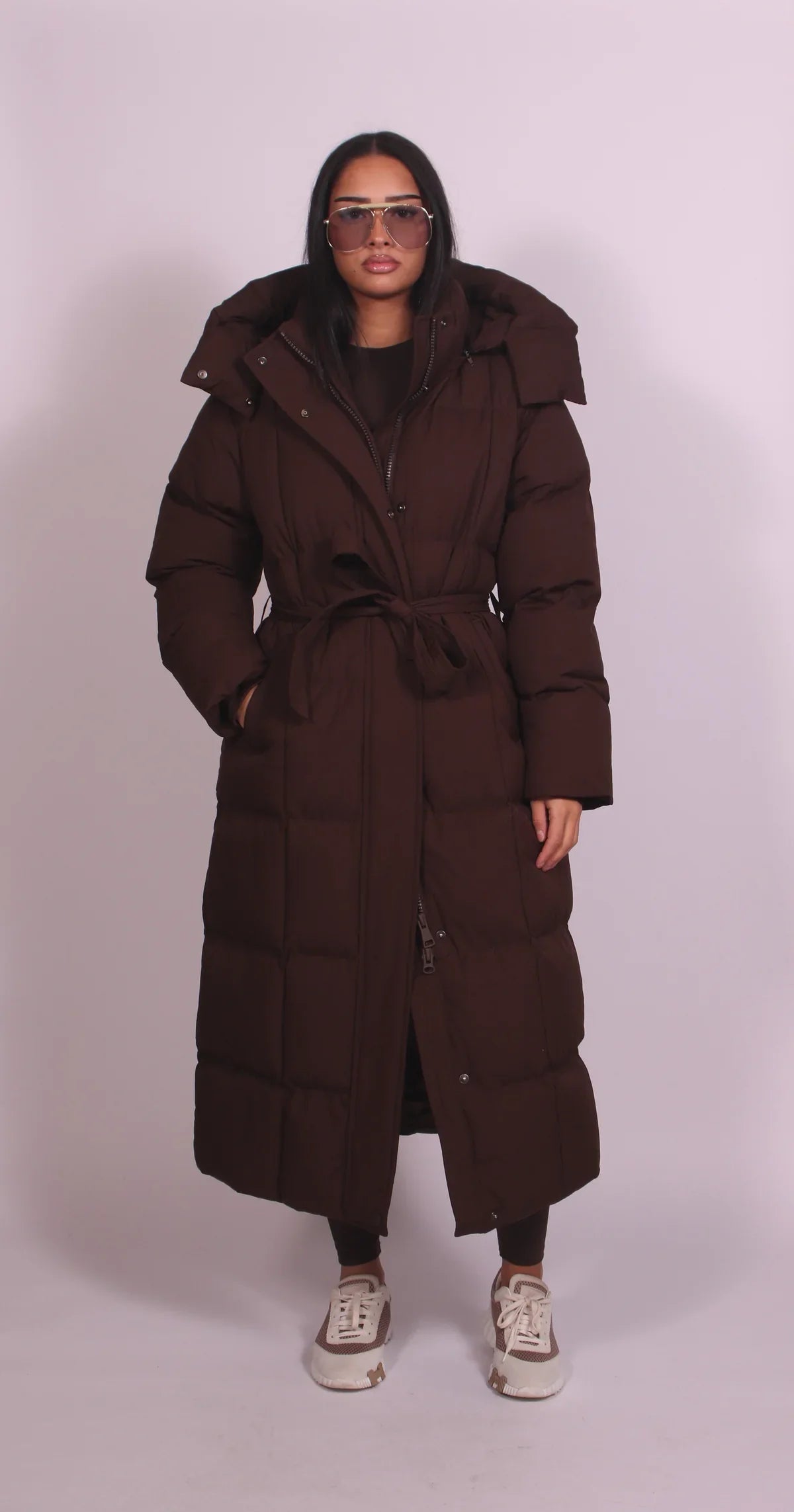 Elegant Hooded Puffer