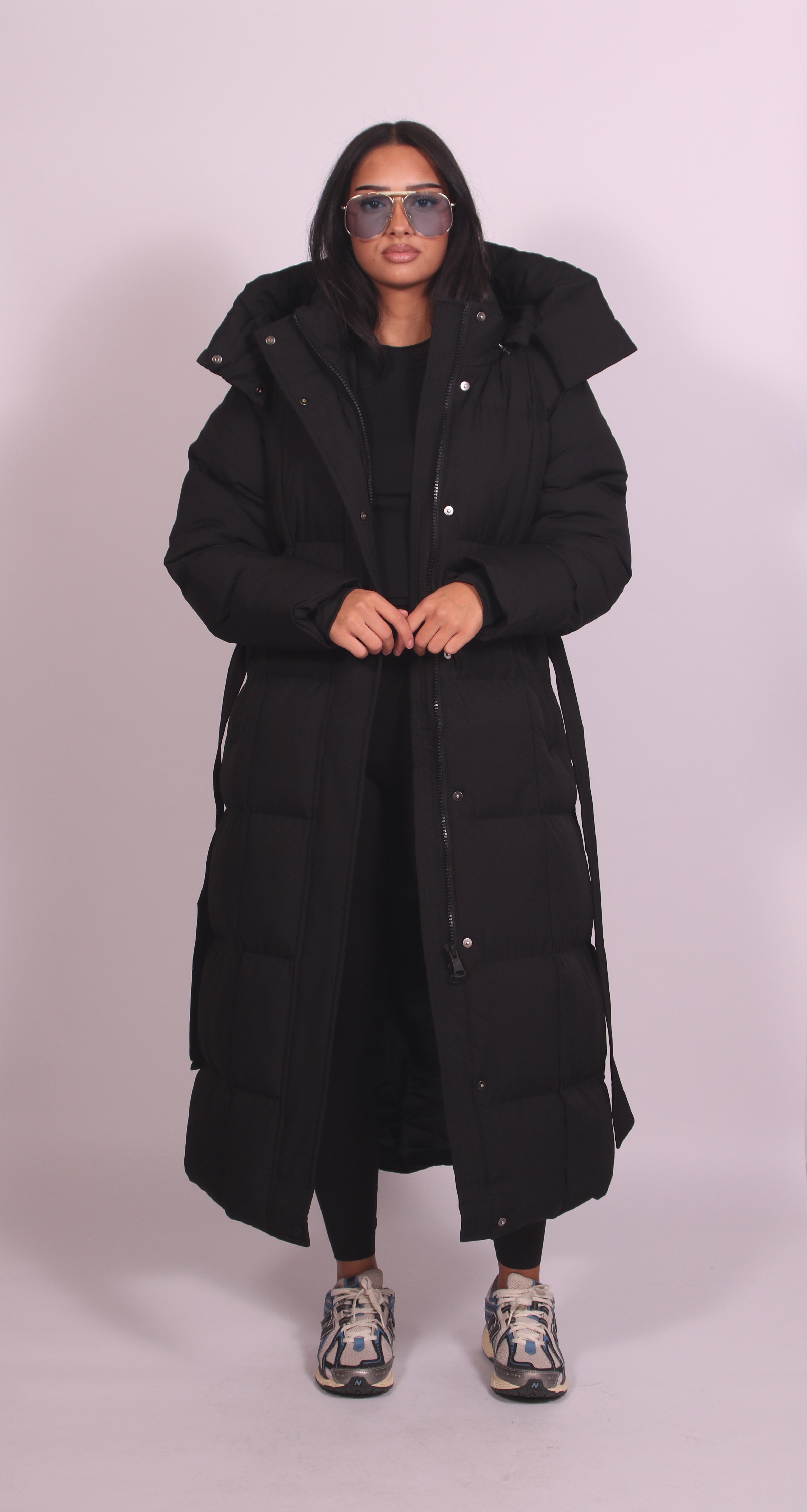 Elegant Hooded Puffer