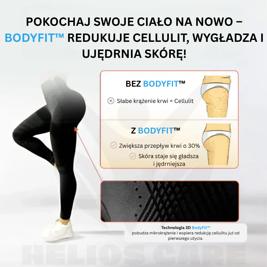 BodyFit™ – Legginsy 3D push-up antycellulitowe