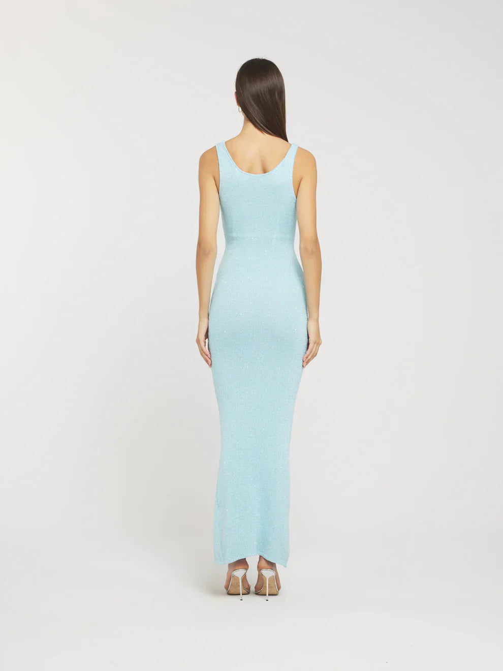 Ana Dress - Baia Blue Sequin