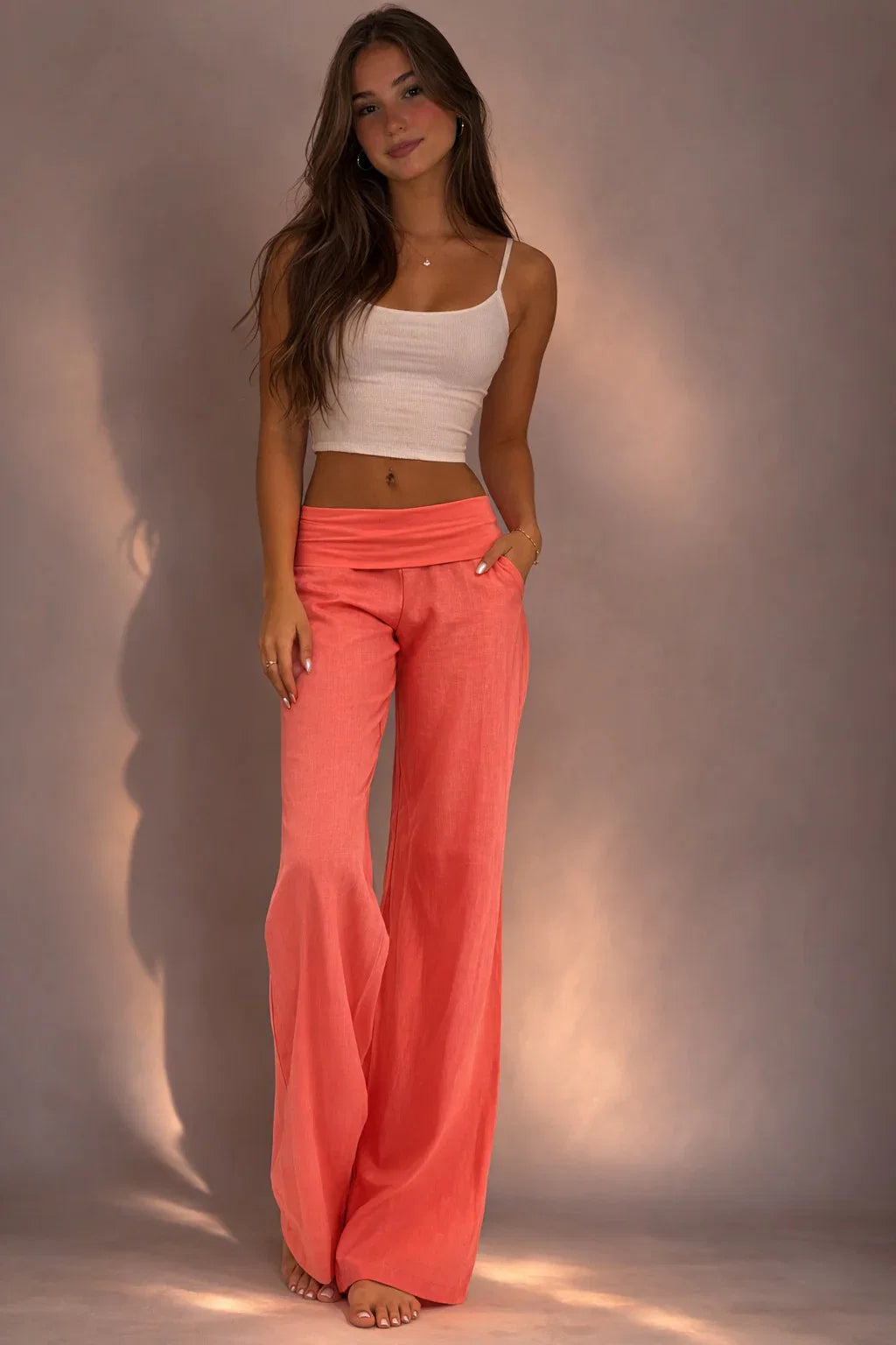 Coral Pants