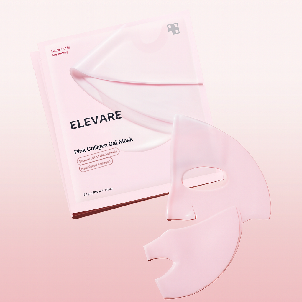 PDRN Infused Pink Collagen Gel Mask - Pack of 4