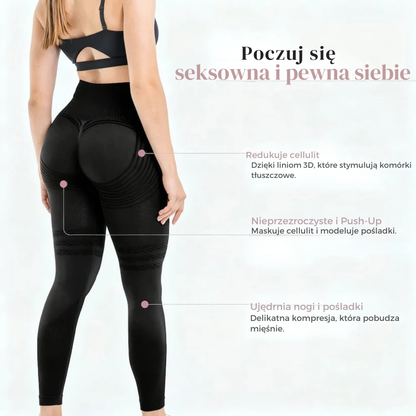 BodyFit™ – Legginsy 3D push-up antycellulitowe