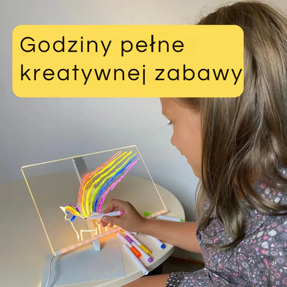 Podświetlana tablica LED do rysowania dla dzieci