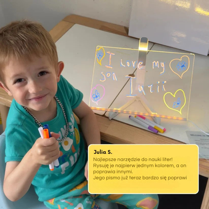 Podświetlana tablica LED do rysowania dla dzieci