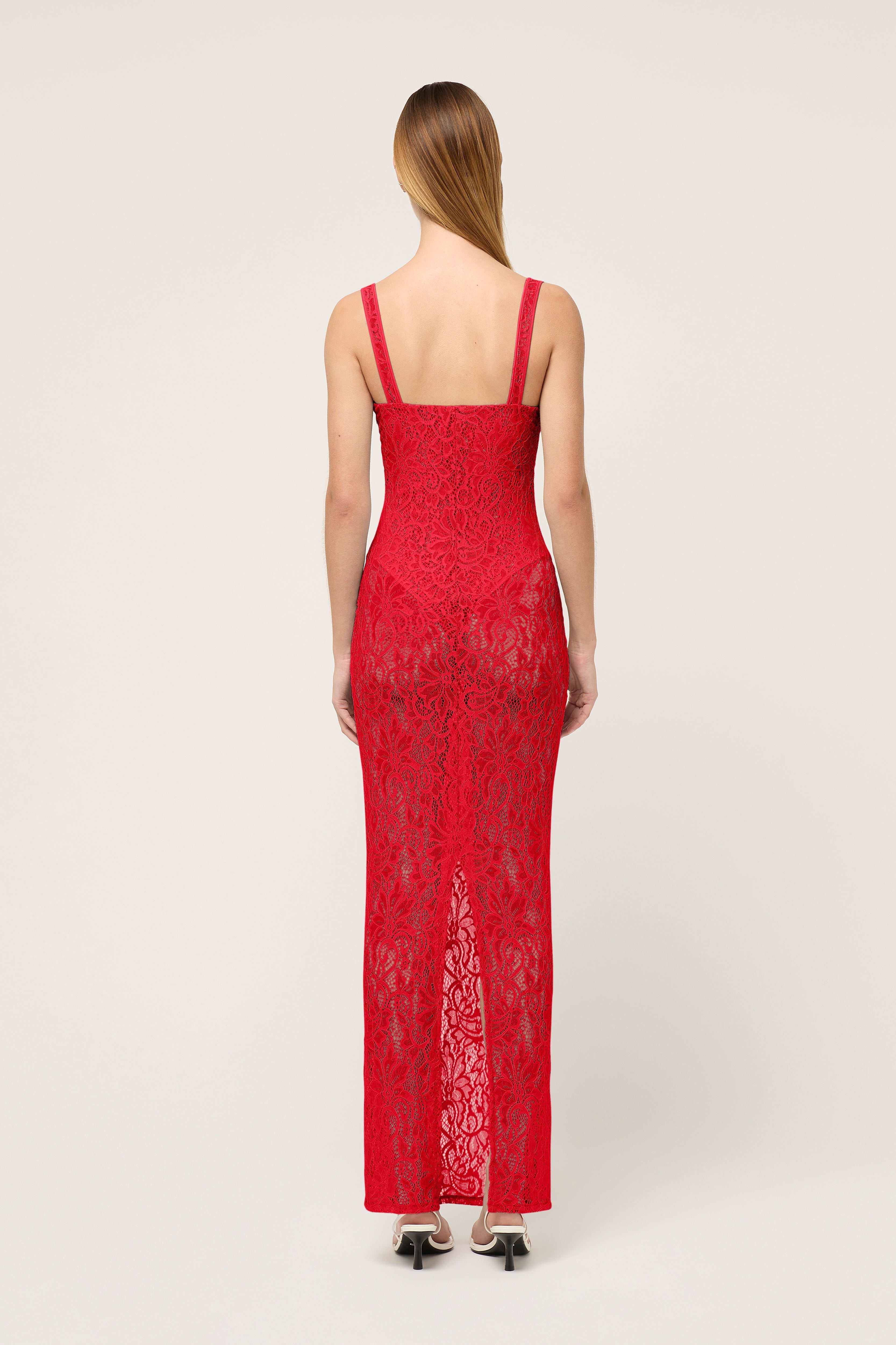 Clara | Lace Midi Dress